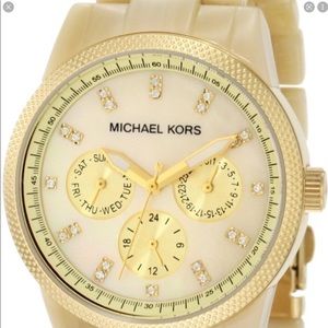 Michael Kors Oversized Light Tortoise Watch